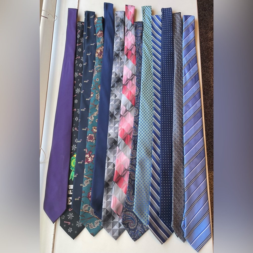 Lot of 13 Men’s Neck Ties